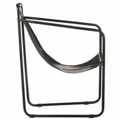 VidaXL Fauteuil de relaxation Noir Cuir véritable -Fauteuils Soldes image 3 323727