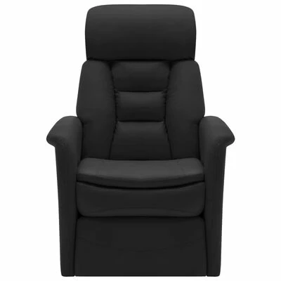 VidaXL Fauteuil inclinable Noir Similicuir 5 VidaXL Fauteuil inclinable Noir Similicuir – Image 3