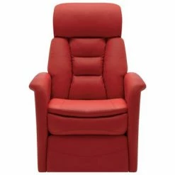 VidaXL Fauteuil inclinable Rouge bordeaux Similicuir -Fauteuils Soldes image 3 324011
