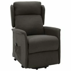 VidaXL Fauteuil inclinable Taupe Tissu 10 VidaXL Fauteuil inclinable Taupe Tissu -Fauteuils Soldes image 3 324029