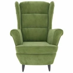VidaXL Fauteuil Vert clair Velours 10 VidaXL Fauteuil Vert clair Velours -Fauteuils Soldes image 3 324062