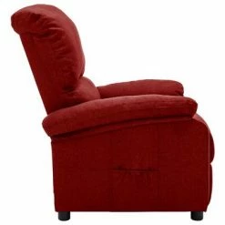 VidaXL Fauteuil inclinable Rouge bordeaux Tissu -Fauteuils Soldes image 3 324072