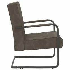 VidaXL Chaise cantilever Gris clair Velours 10 VidaXL Chaise cantilever Gris clair Velours -Fauteuils Soldes image 3 325724
