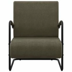 VidaXL Fauteuil Gris foncé Tissu -Fauteuils Soldes image 3 325736