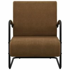 VidaXL Fauteuil Marron Tissu -Fauteuils Soldes image 3 325739
