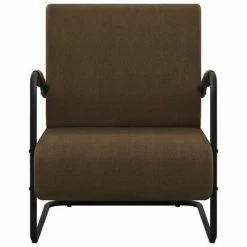 VidaXL Fauteuil Marron foncé Tissu -Fauteuils Soldes image 3 325740