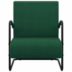 VidaXL Fauteuil Vert foncé Tissu 10 VidaXL Fauteuil Vert foncé Tissu -Fauteuils Soldes image 3 325741