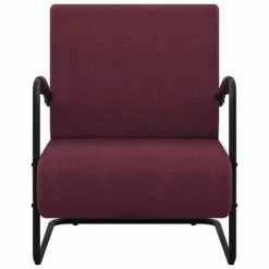 VidaXL Fauteuil Violet Tissu 10 VidaXL Fauteuil Violet Tissu -Fauteuils Soldes image 3 325742