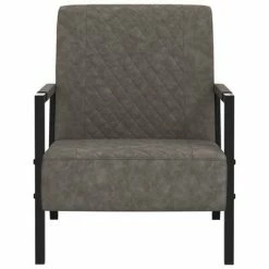 VidaXL Fauteuil Gris foncé Similicuir 10 VidaXL Fauteuil Gris foncé Similicuir -Fauteuils Soldes image 3 325753