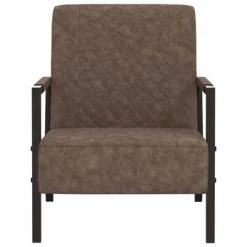 VidaXL Fauteuil Marron foncé Similicuir -Fauteuils Soldes image 3 325754