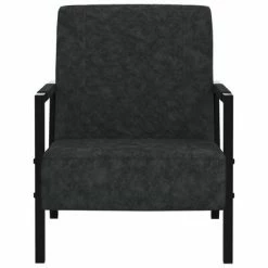 VidaXL Fauteuil Noir Similicuir -Fauteuils Soldes image 3 325756