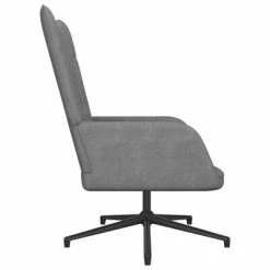 VidaXL Chaise de relaxation Gris foncé Tissu -Fauteuils Soldes image 3 327568