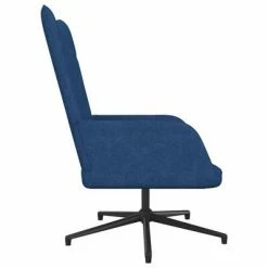 VidaXL Chaise de relaxation Bleu Tissu 10 VidaXL Chaise de relaxation Bleu Tissu -Fauteuils Soldes image 3 327571