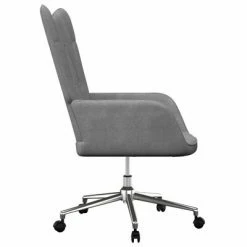 VidaXL Chaise de relaxation Gris foncé Tissu -Fauteuils Soldes image 3 327634