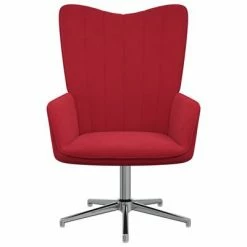VidaXL Chaise de relaxation Rouge bordeaux Velours -Fauteuils Soldes image 3 327726