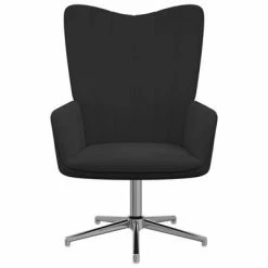 VidaXL Chaise de relaxation Noir Velours -Fauteuils Soldes image 3 327727