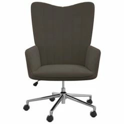 VidaXL Chaise de relaxation Gris foncé Velours 10 VidaXL Chaise de relaxation Gris foncé Velours -Fauteuils Soldes image 3 327766