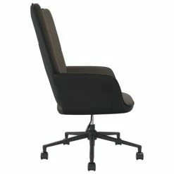 VidaXL Chaise de relaxation Gris foncé Velours et PVC 10 VidaXL Chaise de relaxation Gris foncé Velours et PVC -Fauteuils Soldes image 3 327909