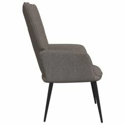VidaXL Chaise de relaxation Taupe Tissu 10 VidaXL Chaise de relaxation Taupe Tissu -Fauteuils Soldes image 3 327950