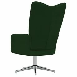VidaXL Chaise de relaxation Vert foncé Velours 10 VidaXL Chaise de relaxation Vert foncé Velours -Fauteuils Soldes image 3 328119