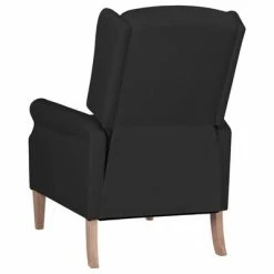 VidaXL Fauteuil inclinable Noir Tissu 10 VidaXL Fauteuil inclinable Noir Tissu -Fauteuils Soldes image 3 329260