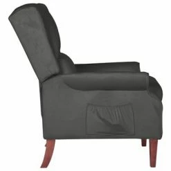 VidaXL Fauteuil inclinable Gris foncé Velours 10 VidaXL Fauteuil inclinable Gris foncé Velours -Fauteuils Soldes image 3 329280