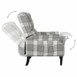 VidaXL Fauteuil inclinable Gris Tissu 10 VidaXL Fauteuil inclinable Gris Tissu -Fauteuils Soldes image 3 329307