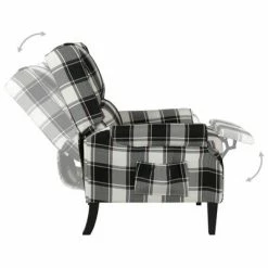 VidaXL Fauteuil inclinable Multicolore Tissu -Fauteuils Soldes image 3 329312