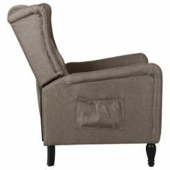 VidaXL Fauteuil inclinable Taupe Tissu 10 VidaXL Fauteuil inclinable Taupe Tissu -Fauteuils Soldes image 3 329328