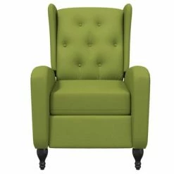 VidaXL Fauteuil inclinable Vert clair Velours 10 VidaXL Fauteuil inclinable Vert clair Velours -Fauteuils Soldes image 3 329344