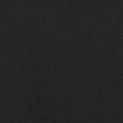 VidaXL Fauteuil avec pieds à bascule en bois d'hévéa Noir Tissu 5 VidaXL Fauteuil avec pieds à bascule en bois d'hévéa Noir Tissu – Image 3