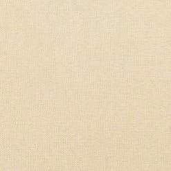 VidaXL Fauteuil avec pieds à bascule en bois d'hévéa solide Crème Tissu -Fauteuils Soldes image 3 329414