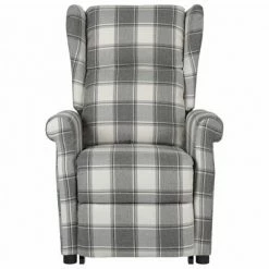 VidaXL Fauteuil inclinable Blanc et gris Tissu 10 VidaXL Fauteuil inclinable Blanc et gris Tissu -Fauteuils Soldes image 3 329473
