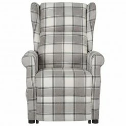 VidaXL Fauteuil inclinable Gris Tissu -Fauteuils Soldes image 3 329474