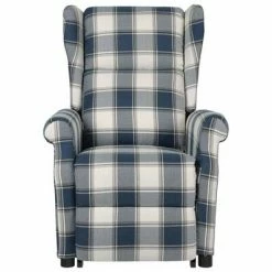 VidaXL Fauteuil inclinable Bleu Tissu 10 VidaXL Fauteuil inclinable Bleu Tissu -Fauteuils Soldes image 3 329476