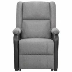 VidaXL Fauteuil inclinable Gris clair Tissu -Fauteuils Soldes image 3 329505