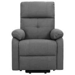 VidaXL Fauteuil inclinable Gris foncé Tissu -Fauteuils Soldes image 3 329586