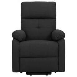 VidaXL Fauteuil inclinable Noir Tissu -Fauteuils Soldes image 3 329587