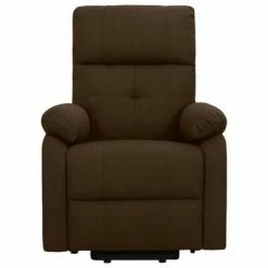 VidaXL Fauteuil inclinable Marron foncé Tissu -Fauteuils Soldes image 3 329590