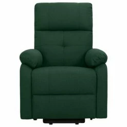 VidaXL Fauteuil inclinable Vert foncé Tissu 10 VidaXL Fauteuil inclinable Vert foncé Tissu -Fauteuils Soldes image 3 329591