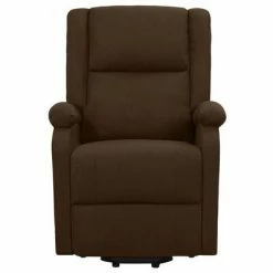 VidaXL Fauteuil inclinable Marron foncé Tissu -Fauteuils Soldes image 3 329704