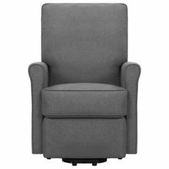 VidaXL Fauteuil inclinable Gris clair Tissu 10 VidaXL Fauteuil inclinable Gris clair Tissu -Fauteuils Soldes image 3 329719