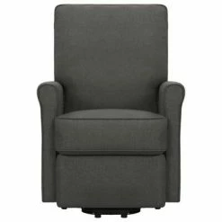 VidaXL Fauteuil inclinable Gris foncé Tissu -Fauteuils Soldes image 3 329720