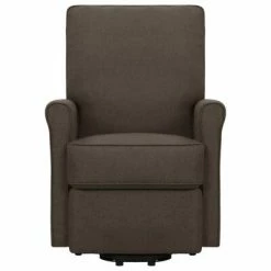 VidaXL Fauteuil inclinable Marron foncé Tissu -Fauteuils Soldes image 3 329724