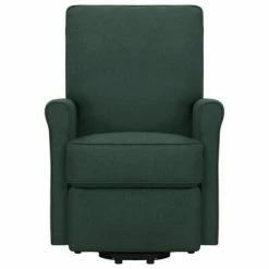 VidaXL Fauteuil inclinable Vert foncé Tissu -Fauteuils Soldes image 3 329725