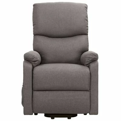 VidaXL Fauteuil inclinable Gris clair Tissu 5 VidaXL Fauteuil inclinable Gris clair Tissu – Image 3