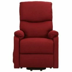 VidaXL Fauteuil inclinable Rouge bordeaux Tissu -Fauteuils Soldes image 3 329742