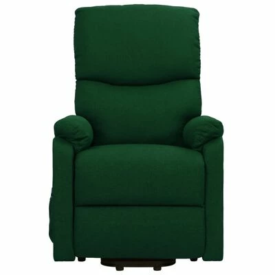 VidaXL Fauteuil inclinable Vert foncé Tissu 5 VidaXL Fauteuil inclinable Vert foncé Tissu – Image 3