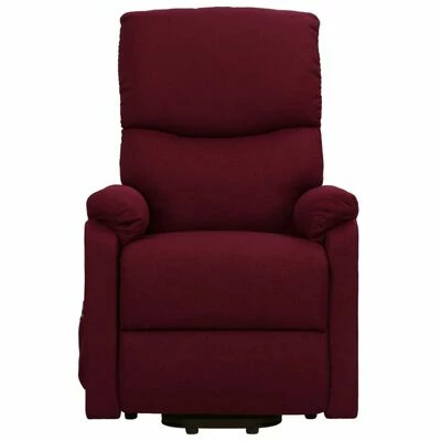 VidaXL Fauteuil inclinable Violet Tissu 5 VidaXL Fauteuil inclinable Violet Tissu – Image 3