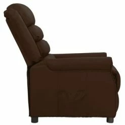 VidaXL Chaise inclinable Marron Similicuir -Fauteuils Soldes image 3 338823